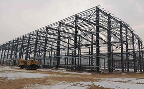 金川金川钢结构厂房安装